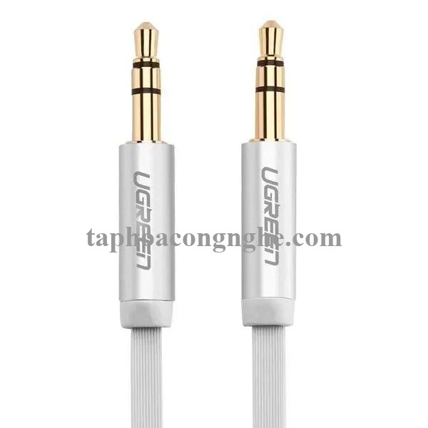 Ugreen 10767 5M màu Trắng Cáp âm thanh 2 đầu 3.5mm dương AV119 30010767
